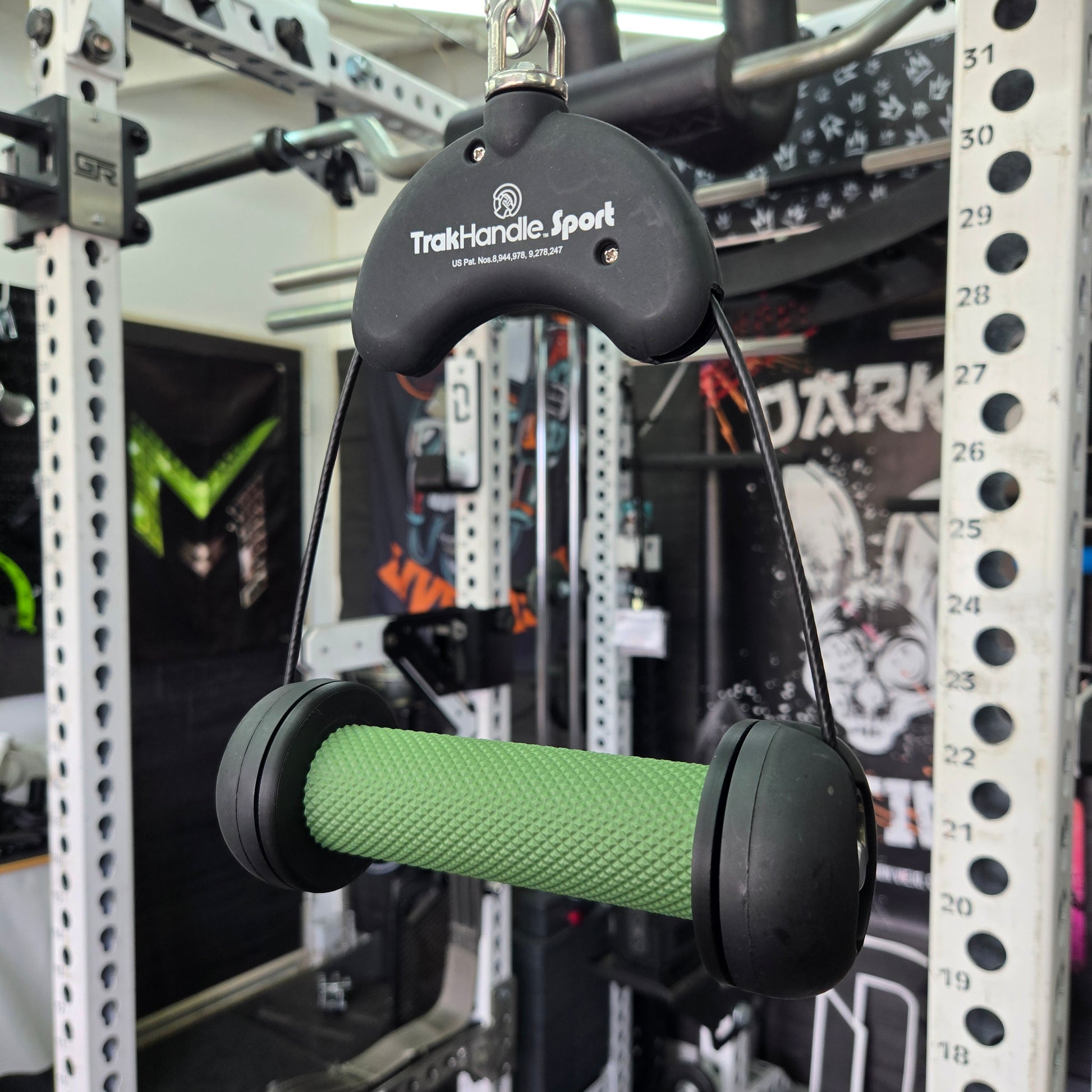 Color variety of endcaps (black, neon (slime green), bubblegum pink) for TrakHandle Grip Upgrade Kit