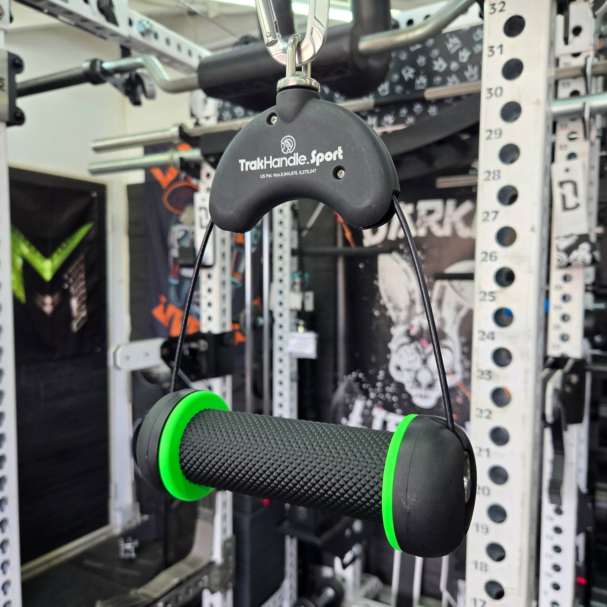 Color variety of endcaps (black, neon (slime green), bubblegum pink) for TrakHandle Grip Upgrade Kit