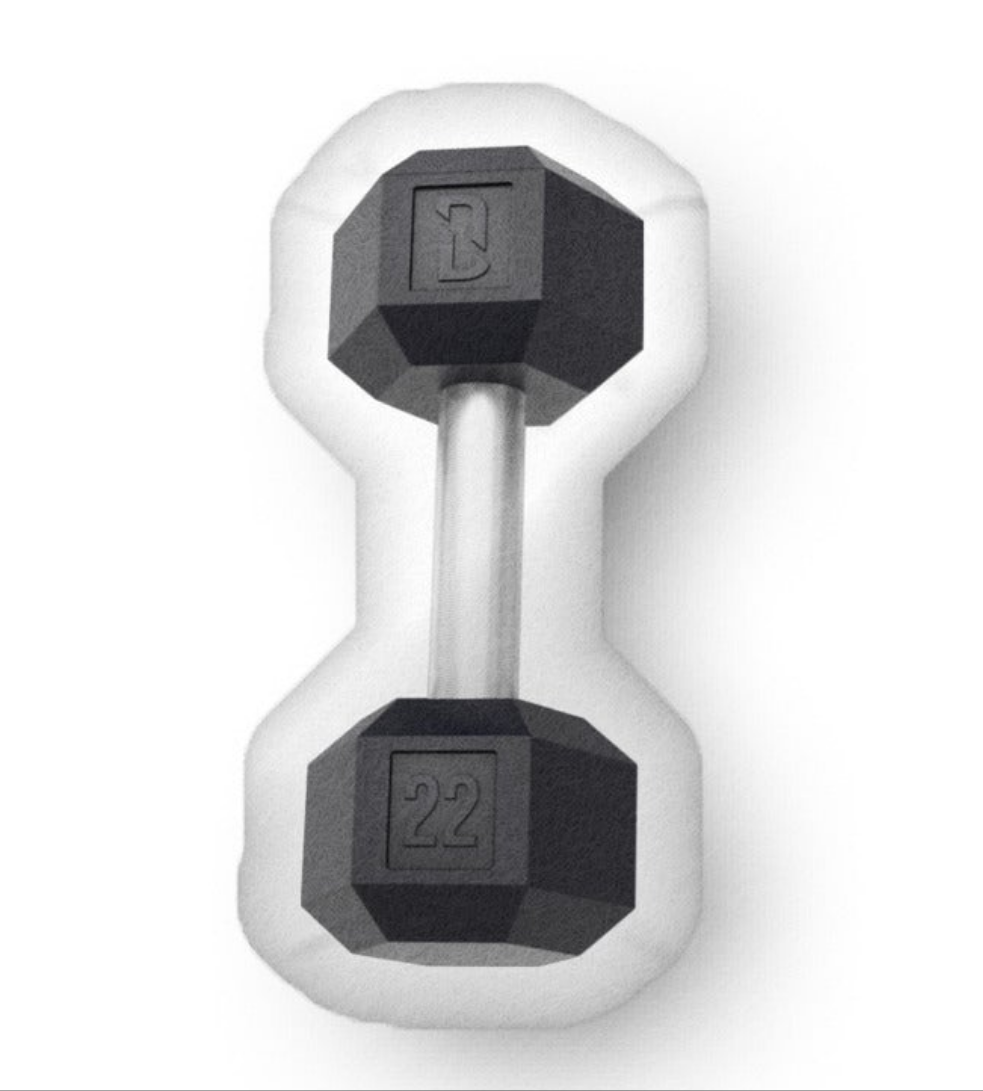 Darko Lifting Curl Buddy Pillow in black with white logo, designed for arm-day recovery and comfort