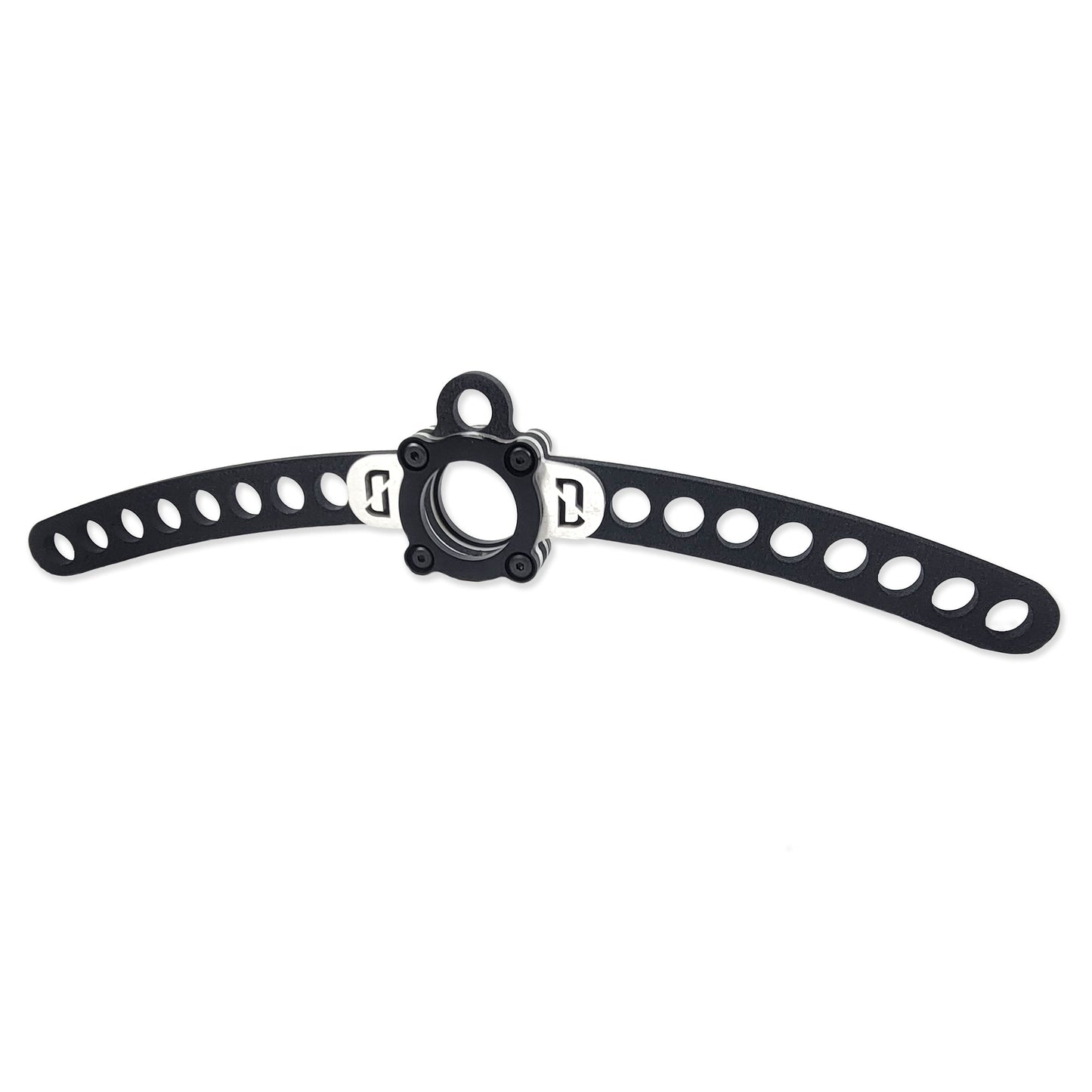 Front view of The Shorty Bar showing 8 adjustment points for D-Handles