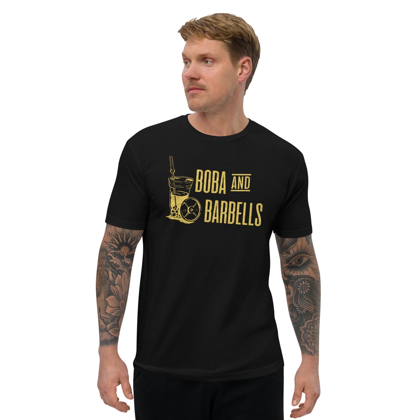 Men's Boba And Barbells Short Sleeve T-shirt