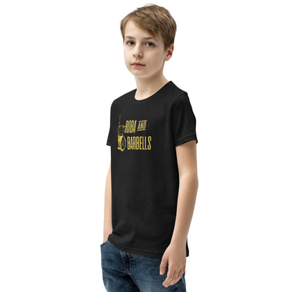 Boba and Barbells Youth Short Sleeve T-Shirt